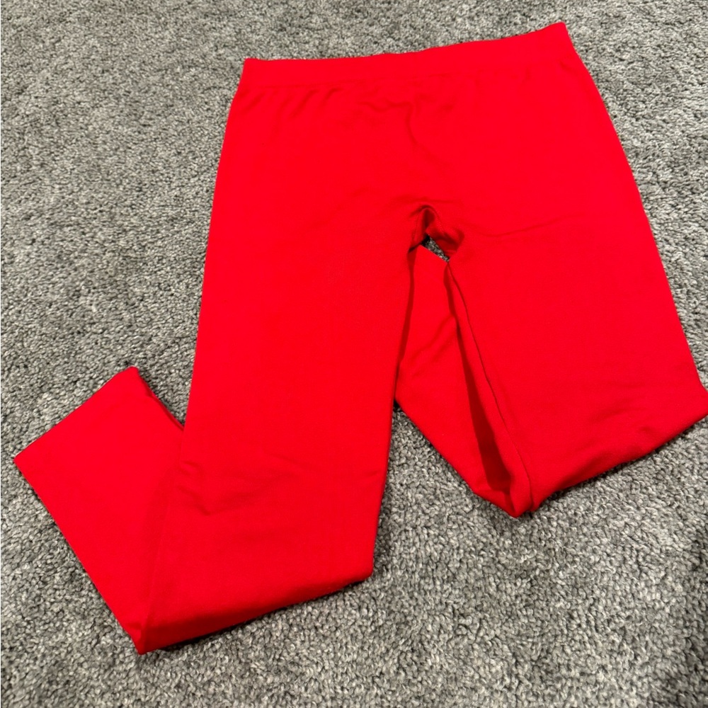 FREE WITH PURCHASE Red Leggings Size S/M